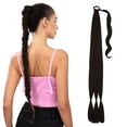 thumbnail image 2 of Minnieouse Extensión de cola de caballo trenzada fácil para peinar sin esfuerzo Extensión de cola de caballo trenzada larga fácil Cuidado del cabello cuatro, 2 of 6