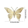 thumbnail image 3 of LEFTHIGH Home 1Pcs Christmas Decoration Sparkling Butterflies Accessories with Clips Christmas Flowers/Wedding/Festival Scene Decoration Props Christmas Decoration Fall Decor, 3 of 7