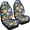 Colorful Daisies Print, variant on Odenmar Hunting Camo Print Car Seat Covers Front Seats Only Set of 2 Universal High Back Mesh Fabric Seat Covers for Cars SUVs Sedans and Vans