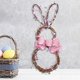 thumbnail image 4 of XWQ Colgante decorativo de Pascua con Bowknot Rattan Conejo creativo Conejito LED Signo de colgante Decoración de la casa XWQ 715087949, 4 of 6