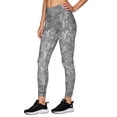thumbnail image 3 of RBX Active Women's Ultra Soft Printed Black and White 7/8 Legging, 3 of 4