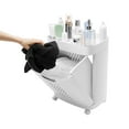 thumbnail image 4 of Rolling Laundry Hampers and Baskets, 3-Section Detachable Hollowed Laundry Hampers and Sorters White  17*12*19inches, 4 of 9