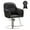 Black, variant on Barber Chair, Salon Chair with Adjustable Height Styling Chair 360 Degrees Rolling Swivel Stylist Chair with Padded Armrests and Backrest for Hair Stylist, Gray