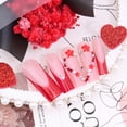 thumbnail image 3 of Uñas postizas Sutaozhi de San Valentín con punta francesa roja, 24 unidades, 3 of 7