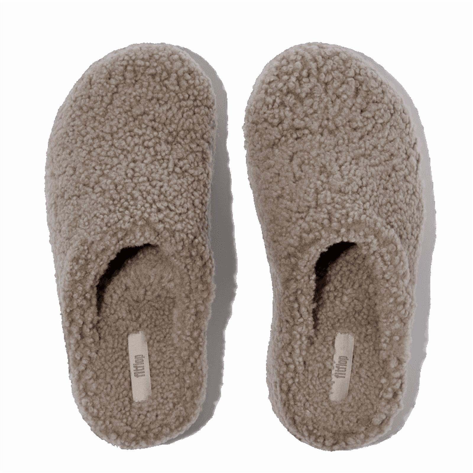Fitflop Women's Shuv Curly Shearling Clogs