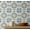 White (Plain Vinyl), variant on S4sassy Self Adhesive Wallpaper, Circular Tile Wallpaper, White Removable DIY Vinyl Tile Pattern Wall Covering, Peel and Stick Contact Paper for Entryway wall, Kitchen Backsplash-25"x360"