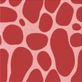 thumbnail image 1 of Ahgly Tapis d'Intérieur Lavable en Machine Carré Rouge Transitionnel, 7 Pieds Carré, 1 of 7
