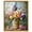 Gold Frame, variant on Chromatic Corolla High-Gloss Frameless Acrylic Glass Wall Art Glam Farmhouse Art by Art Remedy, Ready to Hang, 16 x 20