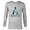 Athletic Heather, variant on Avatar Banshee A Logo with Jake Sully and Na’vi Neytiri - Long Sleeve T-Shirt for Men - Customized-White