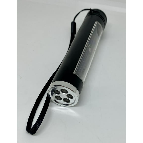 Super Bright LED Flashlight Powered by the Sun