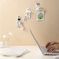 thumbnail image 4 of Cartoon Animal Self Adhesive Hook Removable Washable Jewelry Keys Holder Rack Fridge Sticker Type 4, 4 of 7