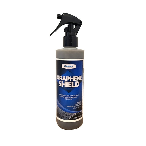 Nanotech Solutions Graphene Shield- Ceramic Spray Coating for Cars, RVs, Boats, Motorcycles- Seals, Enhances, Adds Gloss & Long-Lasting Protection- 8 Oz.