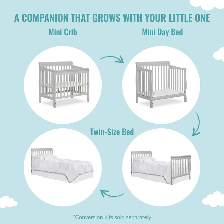 Dream on me aden cheap 4 in 1 mini crib