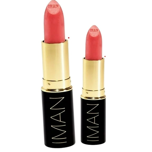 IMAN Luxury Moisturizing Lipstick, Hot 0.13oz Pack of 2