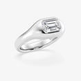 thumbnail image 2 of Ariana Jewel Emerald Cut 2 Ct Diamond Rings - 14K White Gold Plated Ring Gift - Simple Solitaire Ring For Women's - Halo Criss Cross Diamond Rings for Her - Engagement Wedding White Diamond Rings, 2 of 2
