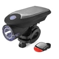 thumbnail image 3 of Juego de luces solares para bicicleta, luz delantera recargable por USB, luz solar impermeable para bicicleta y luz trasera solar para bicicleta, luz delantera y luz trasera con 2 modos, 3 of 5
