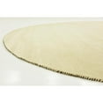 thumbnail image 2 of Unique Loom Solid Gava Collection Area Rug - Solid Gava (9' 10" Round Beige), 2 of 5