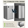 thumbnail image 5 of Upstreman 3.2 Cu ft Mini Fridge Without Freezer, Single Door Small Refrigerator No Freezer, Freezerless All-Refrigerator Cooler for Kitchen Office Bedroom Dorm, Silver CR32, 5 of 12