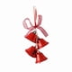 thumbnail image 4 of Adorno colgante de lazo y campana navideña para árbol de Navidad Rojo, 4 of 7