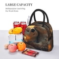 thumbnail image 6 of Haiem Adorable Otter Pair Hug Printed Lunch Bag Women, Lunch Box Lunch Bag for Women, Small Leakproof Cute Lunch Tote Large Capacity Reusable Insulated Cooler Lunch Container, 6 of 6