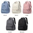 thumbnail image 1 of One 14-Inch Large Capacity Trendy Student Backpack for Junior High School Students - Durable, Water-Resistant, Multiple Compartments, Padded Shoulder Straps, Fashionable Design - Perfect for School, T, 1 of 5