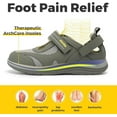 thumbnail image 4 of FitVille Women's Wide Mary Jane Sandals Walking Shoes with Arch Support for Swollen Foot, Size 6 Wide, 4 of 7