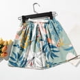 thumbnail image 2 of Tnhcen Women's Casual Floral Print Cotton Pajama Shorts Loose Fit Drawstring Elastic Waist Free Size Home Wear Sleepwear Comfortable Breathable Lightweight Sleep Pants for Women, 2 of 5
