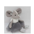thumbnail image 3 of Peluche Suave CORY Ratoncita Bailarina Vestida De Bailarina Gris, 3 of 4