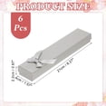 thumbnail image 2 of Uxcell 8.3x1.6x0.9 Inch Jewelry Gift Box, 6 Pcs Cardboard Pure Long Necklace Box, Gray, 2 of 7