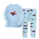 thumbnail image 1 of Pijamas con diseño de animales para niños, pijamas de frutas para bebés, ropa de dormir de manga larga, conjunto de ropa para niños, otoño e invierno, 2 piezas, 1 of 4