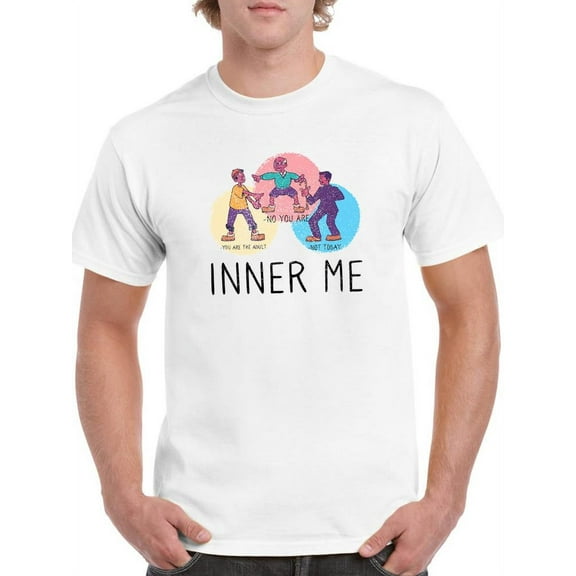 Inner Me Chaos T-Shirt Men -Smartprints Designs, Male 4X-Large
