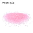 thumbnail image 3 of Uxcell 200g Crushed Glass Chips 1-3mm Irregular Broken Sprinkles Chunky Glass for Crafts DIY Vase Filler, Pink, 3 of 6
