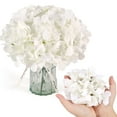 thumbnail image 5 of 64pcs Silk Hydrangea Artificial Flowers, Champagne Artificial Hydrangea Flowers with Stems, Full Hydrangea Flowers for Wedding Centerpieces, Home, Garden, Party Decoration (Champagne), 5 of 7
