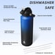 thumbnail image 3 of Bjpkpk Botella De Agua Aislada Con Tapa De Paja, 40 Oz, Termo Grande, Sin Bpa, A Prueba De Fugas, Botellas De Agua De Metal De Acero Inoxidable, Vasos, Frascos Para Viajes, Deportes, Negro Y Azul, 3 of 5