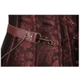 thumbnail image 4 of Ropa Medieval Steampunk para mujer, Disfraz de pirata, corsé de caballero gótico, chaleco Halter de cuero para Halloween, 4 of 5