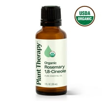 Plant Therapy Rosemary Organic Essential Oil 100% Pure, USDA Certified Organic, Undiluted 30 mL (1 oz)