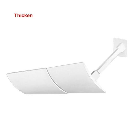 Bearachild Deflector de aire acondicionado, juego de deflector de viento antidirecto para parabrisas de aire acondicionado ajustable, engrosado Suministros térmicos Más grueso