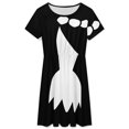 thumbnail image 3 of Wilma Flintstones Dress Fashion Beach Short Sleeve Dresses Female Party Printed Sundress, 3 of 7