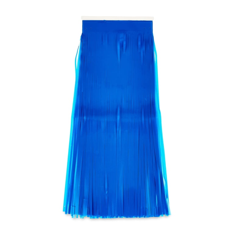 Way To Celebrate Blue Fringe Banner, 9.8 feet long, vibrant blue