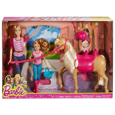 horse riding barbie
