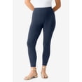 thumbnail image 2 of Roaman's Women's Plus Size Tall Plus Size Essential Stretch Ankle Length Pull-On Legging, 2 of 6