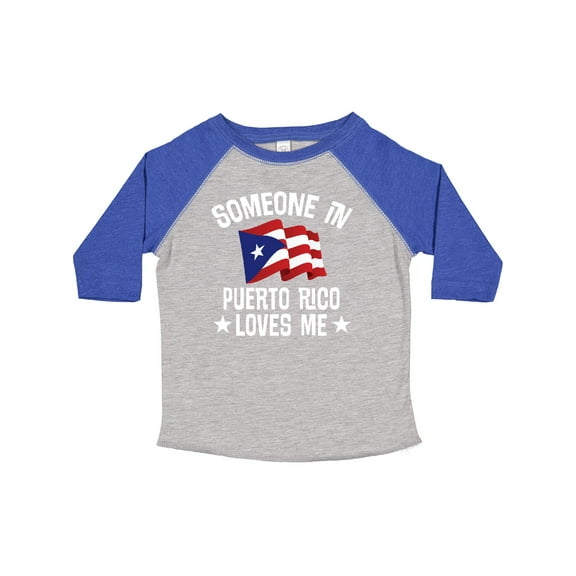 Inktastic Someone in Puerto Rico Loves Me Boys or Girls Toddler T-Shirt