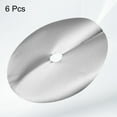 thumbnail image 3 of Uxcell 6pcs Tree Mulch Ring 9.8 Inch Non-Woven Round Tree Protector Weed Barrier Mat Plant Cover Rings for Weed Grass Control Root Protection, Silver, 3 of 7