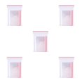 thumbnail image 1 of Destyer 100pack/lot Transparent Allows Easy Visibility And Identification Of Contents Transparent Zip-lock Bags PE Airtight Bags As Shown 5Set, 1 of 6