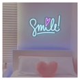 thumbnail image 1 of Letrero De Neón Smile, Ideal Para Dormitorios Y Decoración De Pared Infantil, Con Luz Regulable, 29cmx40cm, 1 of 2