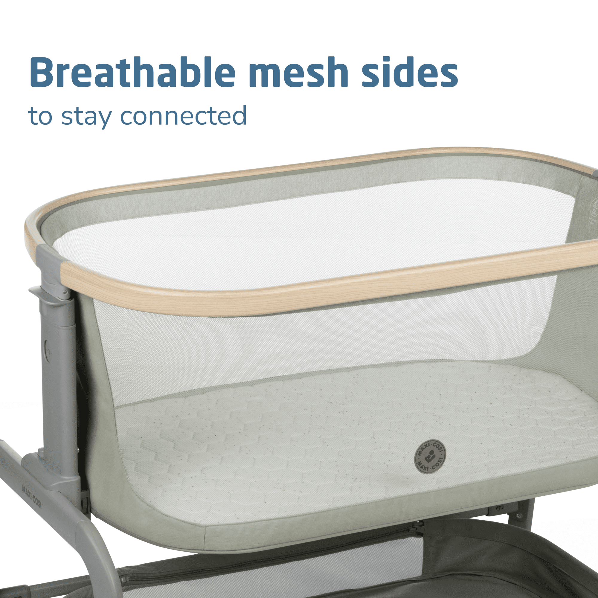 Maxi-Cosi Iora Bedside Bassinet, Classic Green - EcoCare