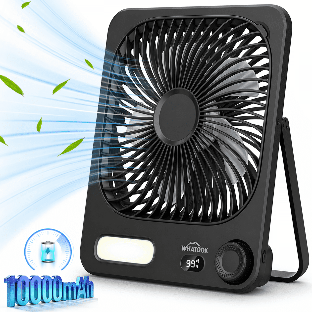 JISULIFE Portable Fan Pro1S 2025, 40Hrs Max Cooling Personal
