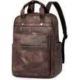thumbnail image 2 of SPEKSEE Leather Laptop Backpack for Women 15.6 Inch Work Travel Backpack Fashion College Business Computer Bag, 2 of 7