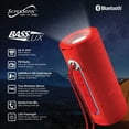 thumbnail image 3 of Supersonic Portable Bluetooth Speaker with LED Flashlight and Speakerphone, SC-2340BT (Red), SC-2340BT RED, 3 of 6