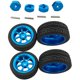 thumbnail image 2 of 8x Neumáticos de Rueda RC con Tuerca Hexagonal para 1/18 A959-B A979-B A959 A969 A949 A979 K929 Recambios Coche, 2 of 10